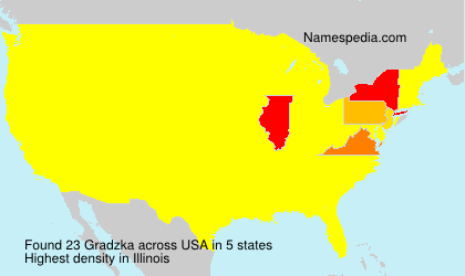 Surname Gradzka in USA Surname Gradzka in USA