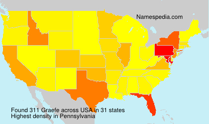 Surname Graefe in USA Surname Graefe in USA
