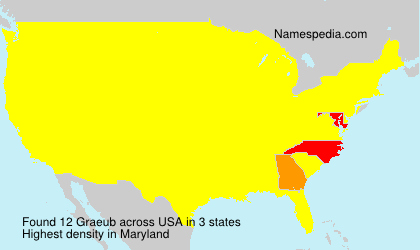 Surname Graeub in USA Surname Graeub in USA