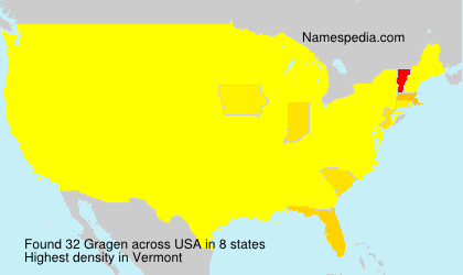 Surname Gragen in USA Surname Gragen in USA