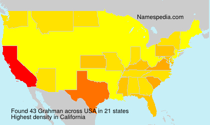 Surname Grahman in USA Surname Grahman in USA