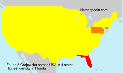 Surname Grajewska in USA Surname Grajewska in USA