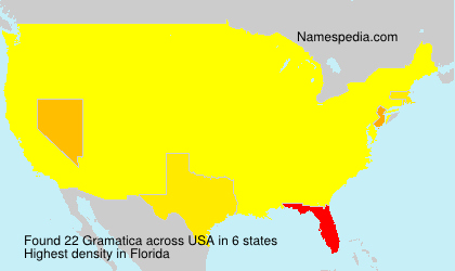 Surname Gramatica in USA Surname Gramatica in USA