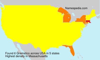 Surname Gramatico in USA Surname Gramatico in USA