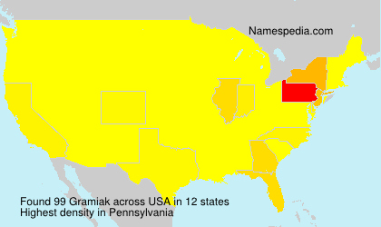 Surname Gramiak in USA Surname Gramiak in USA