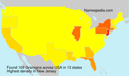 Surname Gramigna in USA Surname Gramigna in USA
