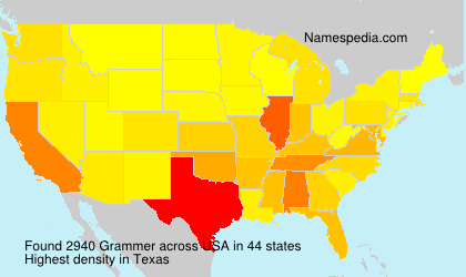 Surname Grammer in USA Surname Grammer in USA