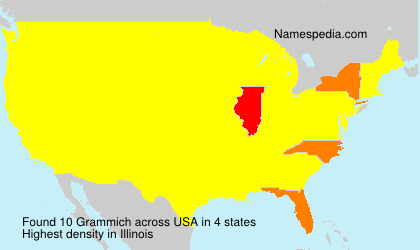 Surname Grammich in USA Surname Grammich in USA