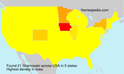 Surname Gramowski in USA Surname Gramowski in USA