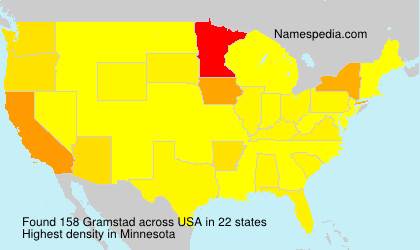 Surname Gramstad in USA Surname Gramstad in USA