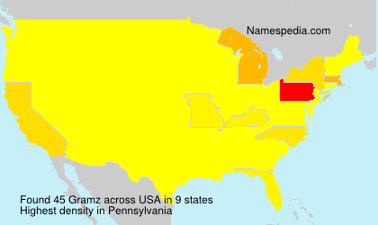 Surname Gramz in USA Surname Gramz in USA