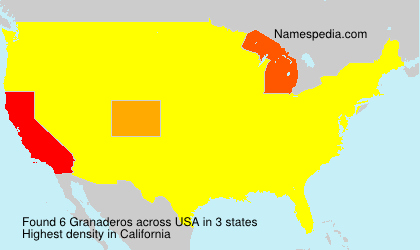 Surname Granaderos in USA Surname Granaderos in USA