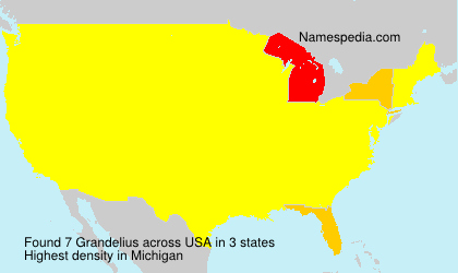 Surname Grandelius in USA Surname Grandelius in USA