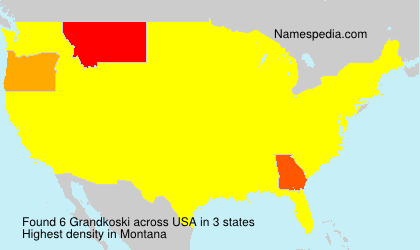 Surname Grandkoski in USA Surname Grandkoski in USA