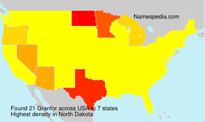 Surname Granfor in USA Surname Granfor in USA