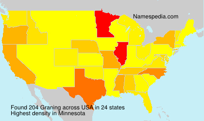 Surname Graning in USA Surname Graning in USA