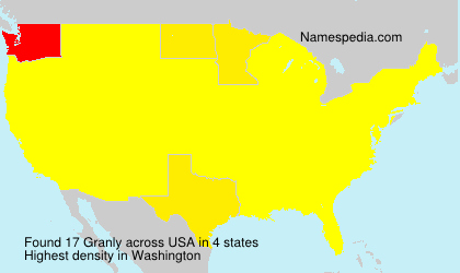 Surname Granly in USA Surname Granly in USA
