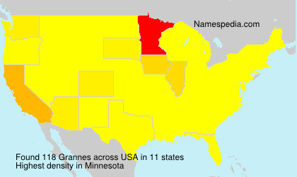 Surname Grannes in USA Surname Grannes in USA