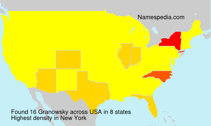 Surname Granowsky in USA Surname Granowsky in USA