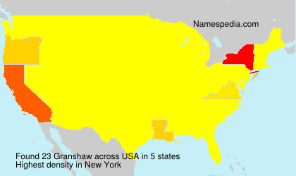 Surname Granshaw in USA Surname Granshaw in USA