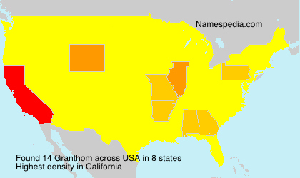 Surname Granthom in USA Surname Granthom in USA