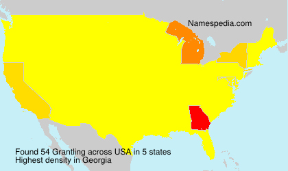 Surname Grantling in USA Surname Grantling in USA