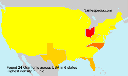 Surname Grantonic in USA Surname Grantonic in USA