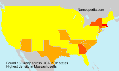 Surname Grany in USA Surname Grany in USA