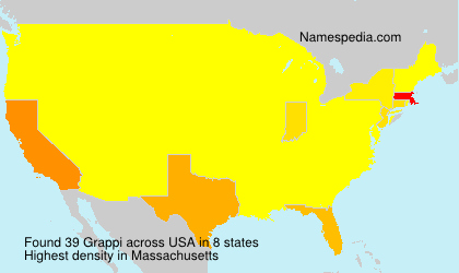 Surname Grappi in USA Surname Grappi in USA
