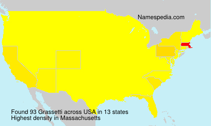 Surname Grassetti in USA