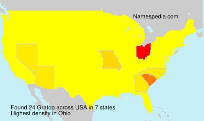 Surname Gratop in USA Surname Gratop in USA