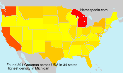 Surname Grauman in USA Surname Grauman in USA