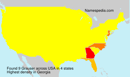 Surname Grauser in USA Surname Grauser in USA