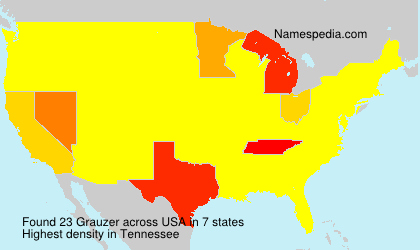 Surname Grauzer in USA Surname Grauzer in USA