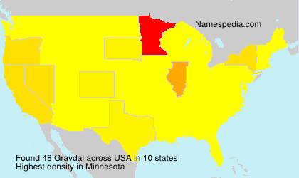 Surname Gravdal in USA Surname Gravdal in USA
