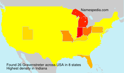Surname Gravenstreter in USA Surname Gravenstreter in USA