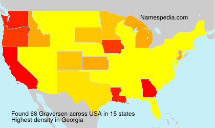 Surname Graversen in USA Surname Graversen in USA