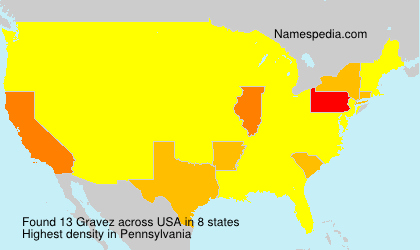 Surname Gravez in USA Surname Gravez in USA