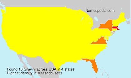 Surname Gravini in USA Surname Gravini in USA
