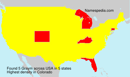 Surname Graym in USA Surname Graym in USA