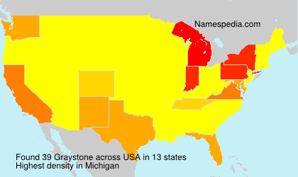 Surname Graystone in USA