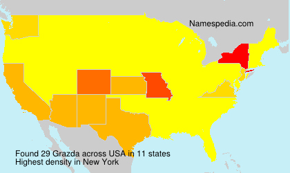 Surname Grazda in USA Surname Grazda in USA