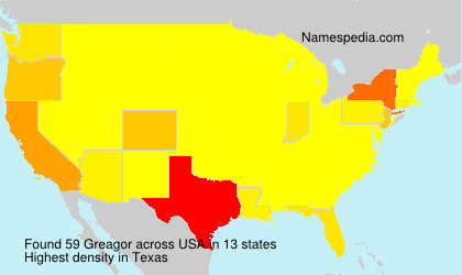 Surname Greagor in USA Surname Greagor in USA