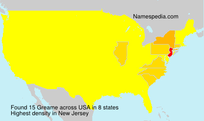 Surname Greame in USA Surname Greame in USA