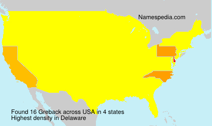 Surname Greback in USA Surname Greback in USA