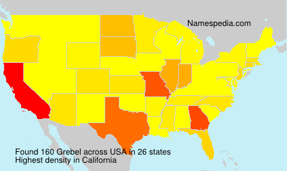 Surname Grebel in USA Surname Grebel in USA