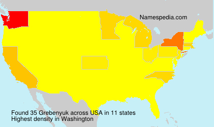 Surname Grebenyuk in USA Surname Grebenyuk in USA