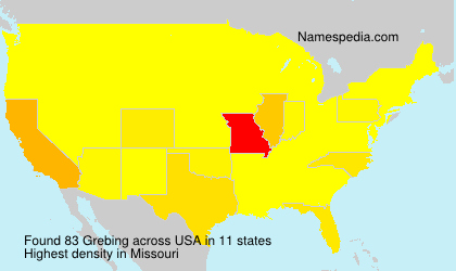 Surname Grebing in USA Surname Grebing in USA