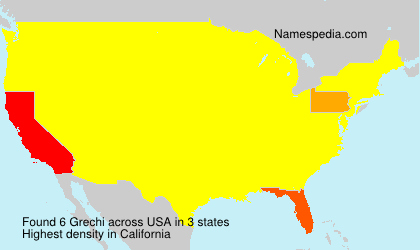 Surname Grechi in USA Surname Grechi in USA
