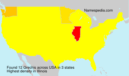 Surname Grechis in USA Surname Grechis in USA